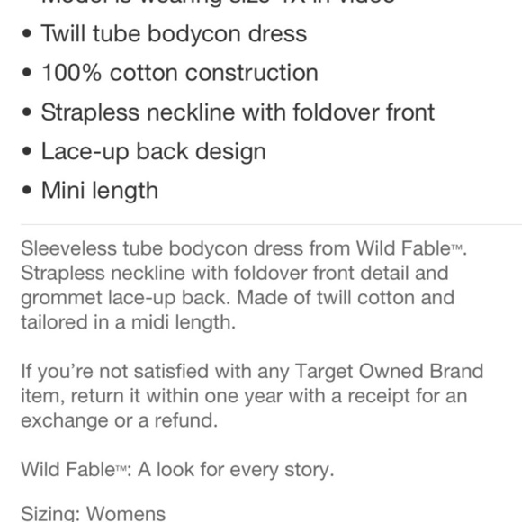 Women's Twill Tube Bodycon Dress - Wild
Fable Neutral Wave - Picture 6 of 8